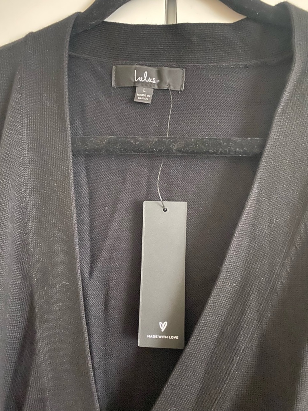Lulu's Black Midi Dress